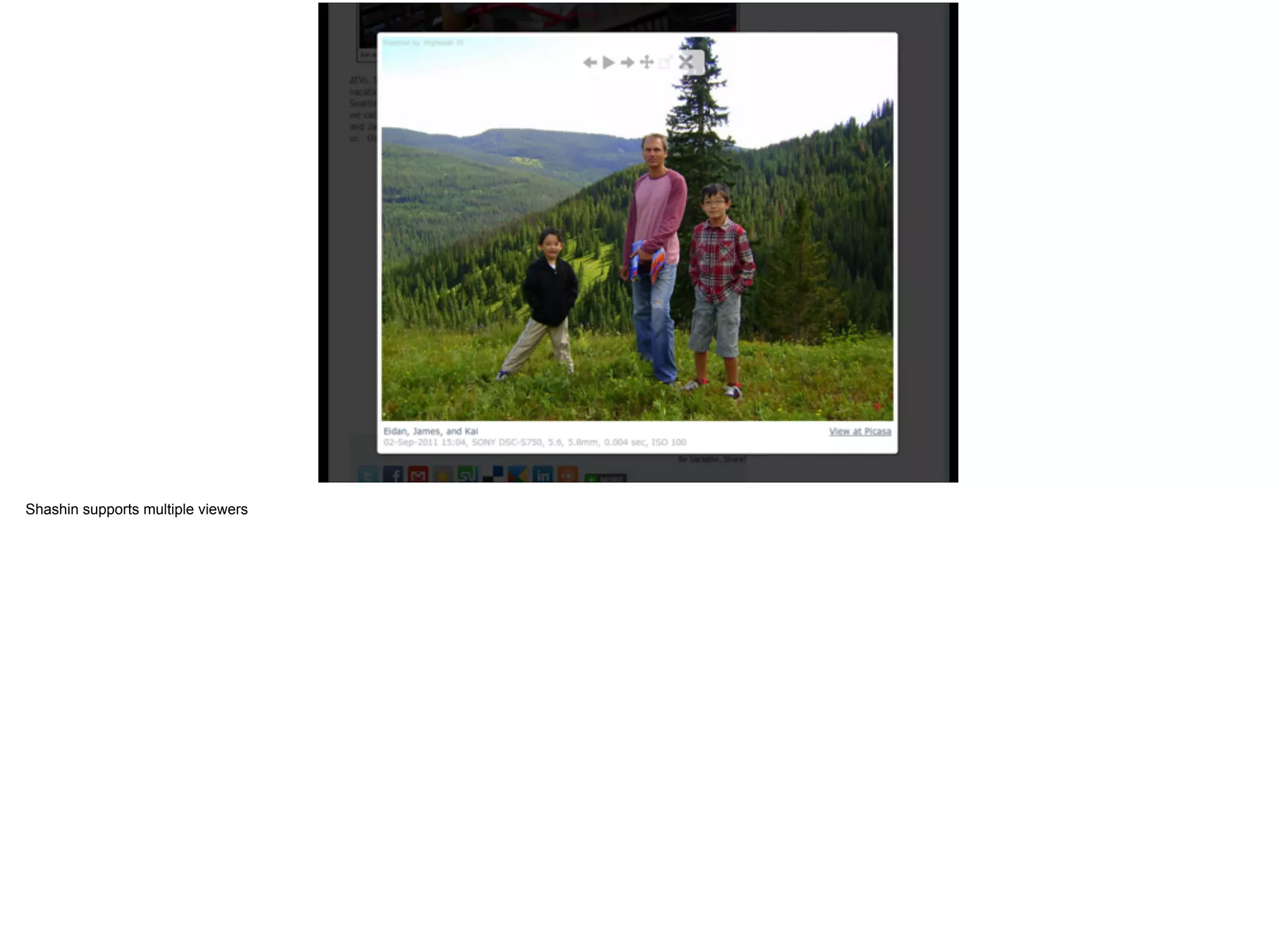 Shashin supports multiple viewers
 