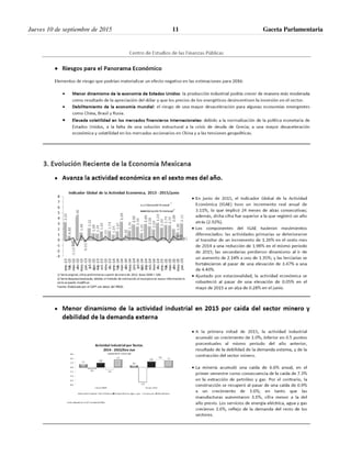 Jueves 10 de septiembre de 2015 Gaceta Parlamentaria11
 