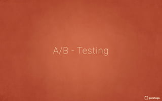 A/B - Testing
 