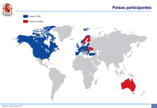 MINISTERIO DE
DEFENSA
- 5 -TRIDENT JUNCTURE 2015
Países participantes
 