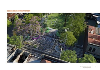 DESIGN DEVELOPMENT RENDER
10Prepared for the City of Stonnington
by rushwright associates
 