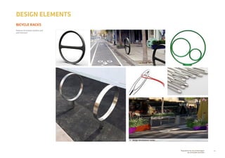25Prepared for the City of Stonnington
by rushwright associates
BICYCLE RACKS
DESIGN ELEMENTS
Patterns for Grattan Gardens and
park forecourt
•	 design development render
 