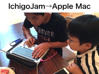 IchigoJam→Apple Mac
 