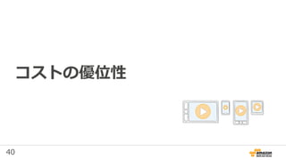 40
コストの優位性
 