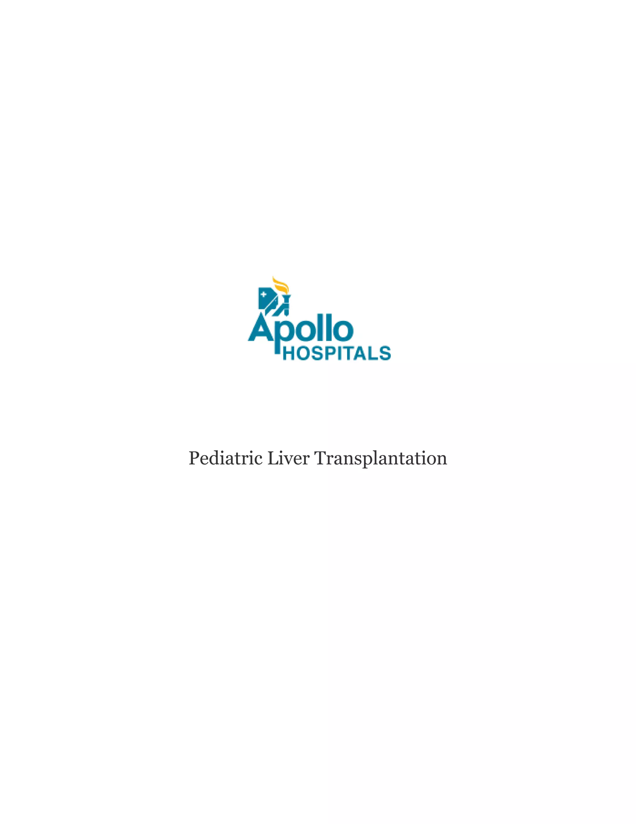 Pediatric Liver Transplantation | PDF