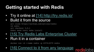 Questions or feedback? Contact me!
Itamar Haber
Chief Developer Advocate
📧 itamar@redislabs.com
@itamarhaber
Follow us on Twitter
@redislabs
 