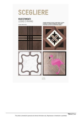 This article is intended for personal and internal information only. Reproduction or distribution is prohibited.
Page 3 / 17Fiemme 3000
 