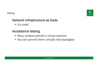 Automating the Network | PDF