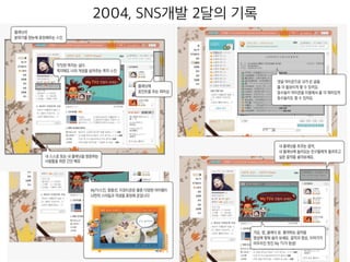 2004, SNS개발 2달의 기록
 