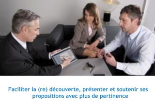 © 28
Faciliter la (re) découverte, présenter et soutenir ses
propositions avec plus de pertinence
 