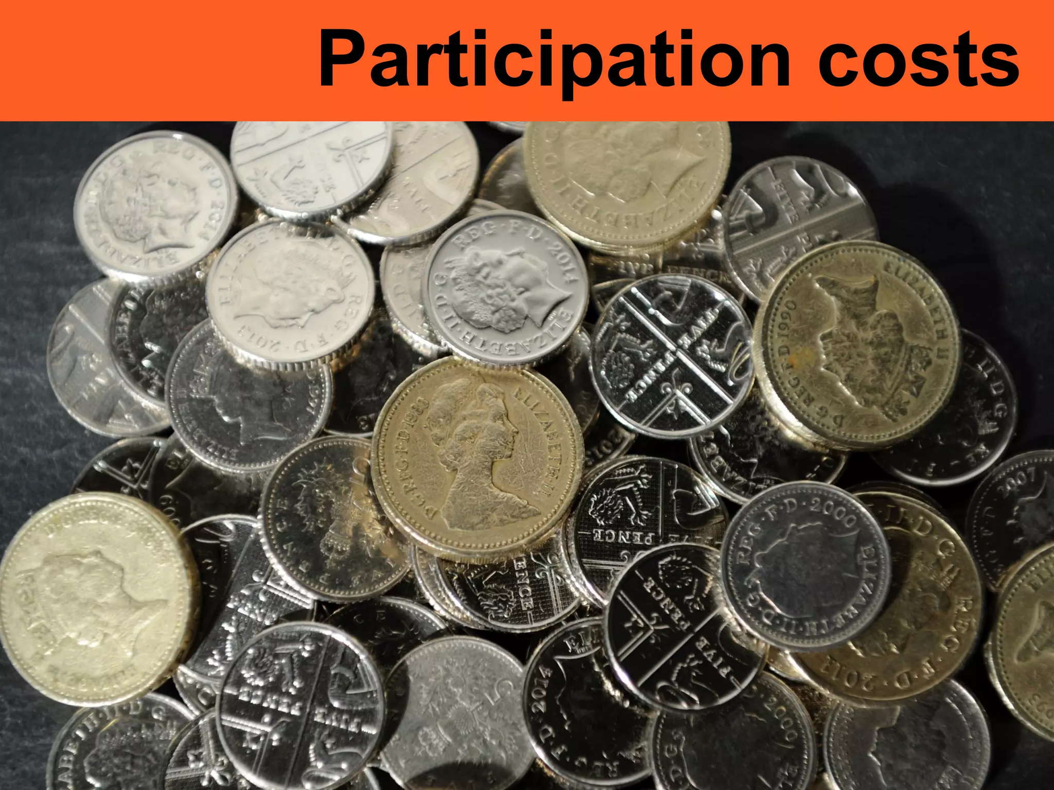 Participation costs
 