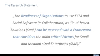 A cloud readiness assessment framework | PDF