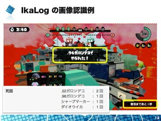 IkaLog の画像認識例
12
 