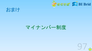 マイナンバー制度
おまけ
 