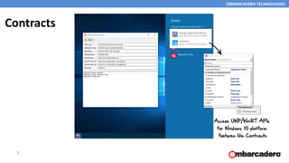 EMBARCADERO TECHNOLOGIES
Contracts
9
 