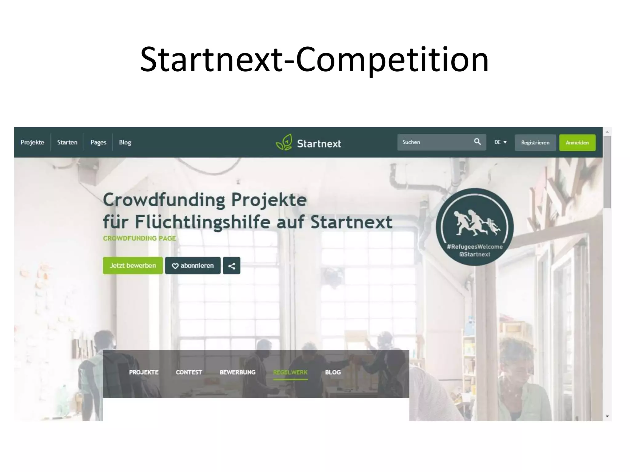 Startnext-Competition
 