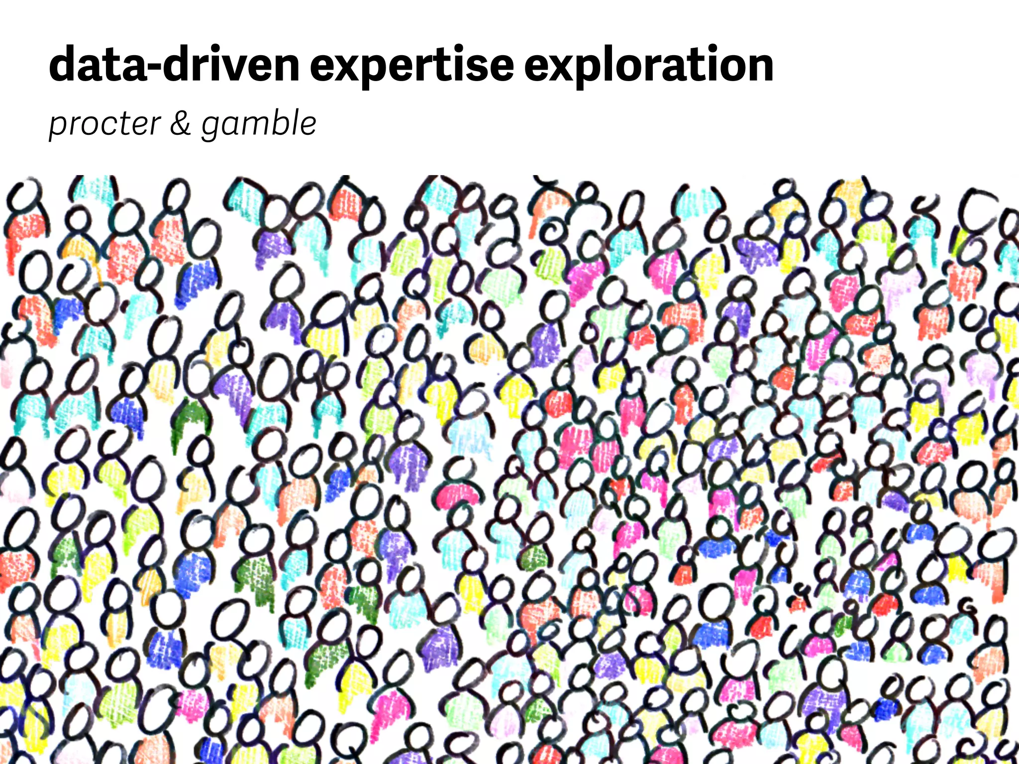 data-driven expertise exploration
procter & gamble
 