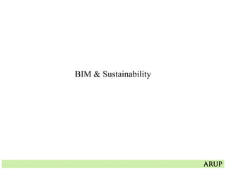 BIM & Sustainability
 