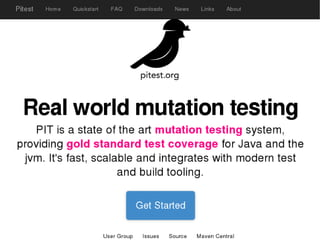 MUTANTS KILLER - PIT: state of the art of mutation testing system | PDF