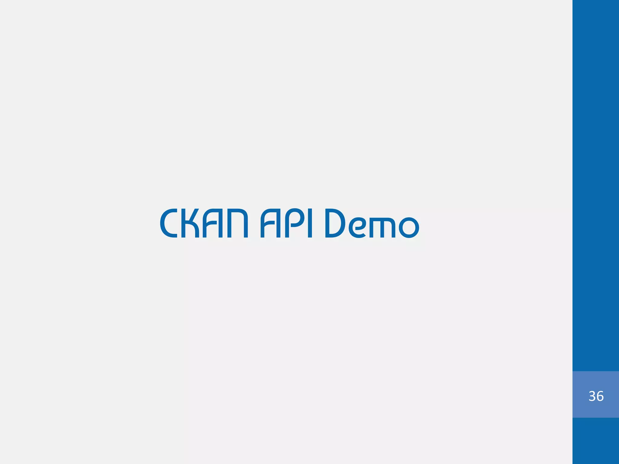 CKAN API Demo
36
 