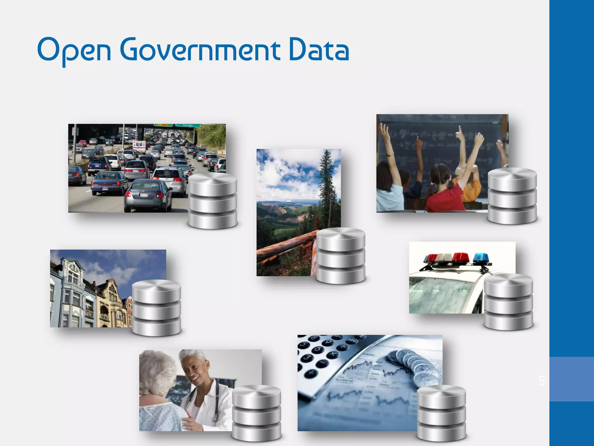 5
Open Government Data
 