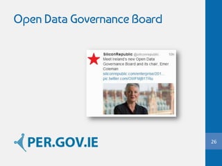 Open Data Governance Board
26
 