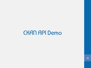 CKAN API Demo
36
 
