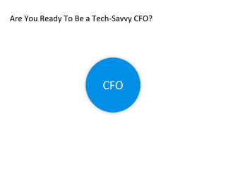 3 Preferred
Provider
Business
Solutions
Are You Ready To Be a Tech-Savvy CFO?
CFO
 