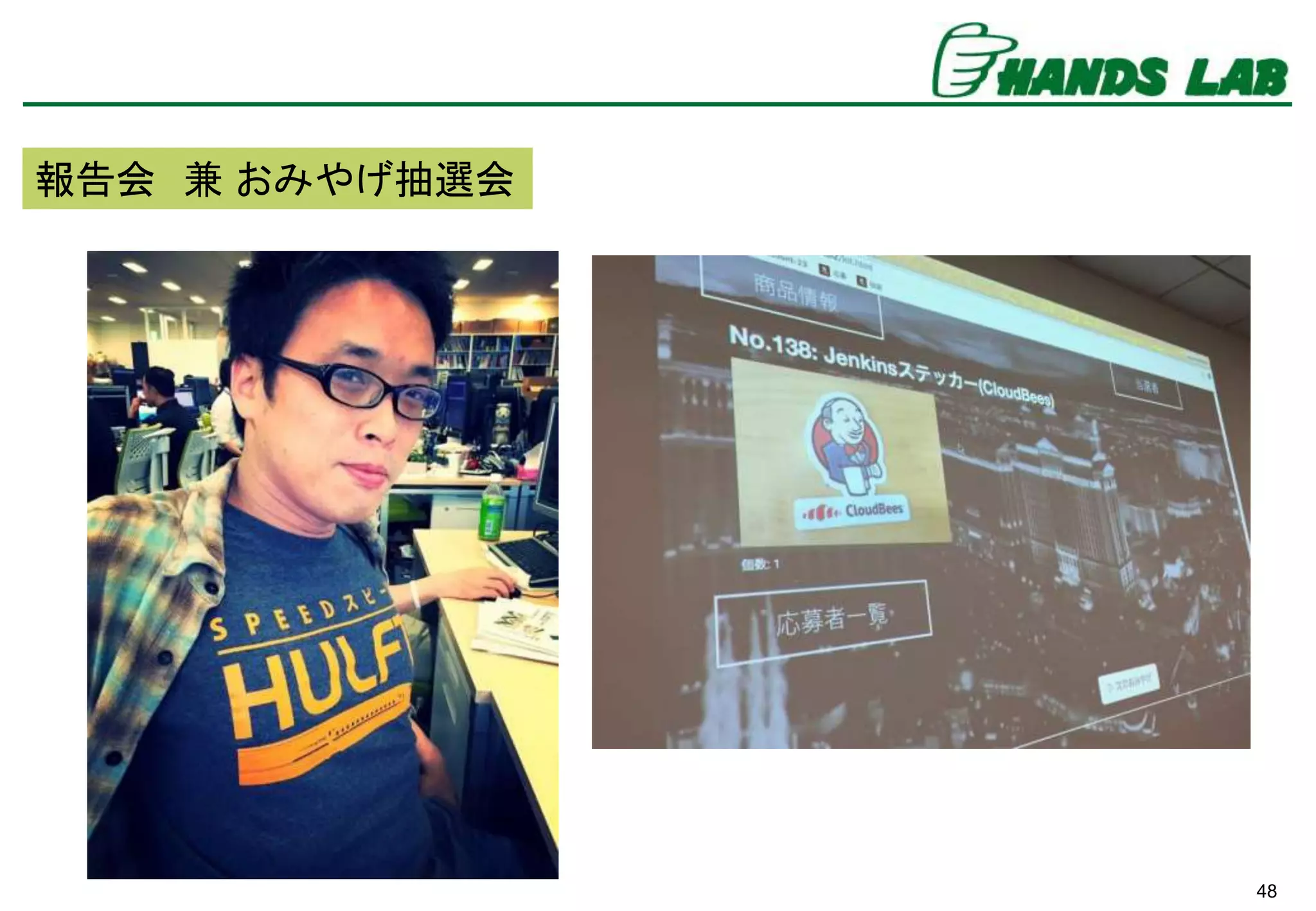 48
報告会 兼 おみやげ抽選会
 