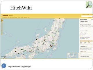 8
HitchWiki
http://hitchwiki.org/maps/
޹޹
http://xn--pnvkarte-
m4a.de/?zoom=11&lat=35.69582&lon=139
.7791&layers=TBTTT
http://xn--pnvkarte-
m4a.de/?zoom=11&lat=35.69582&lon=139
.7791&layers=TBTTT
 
