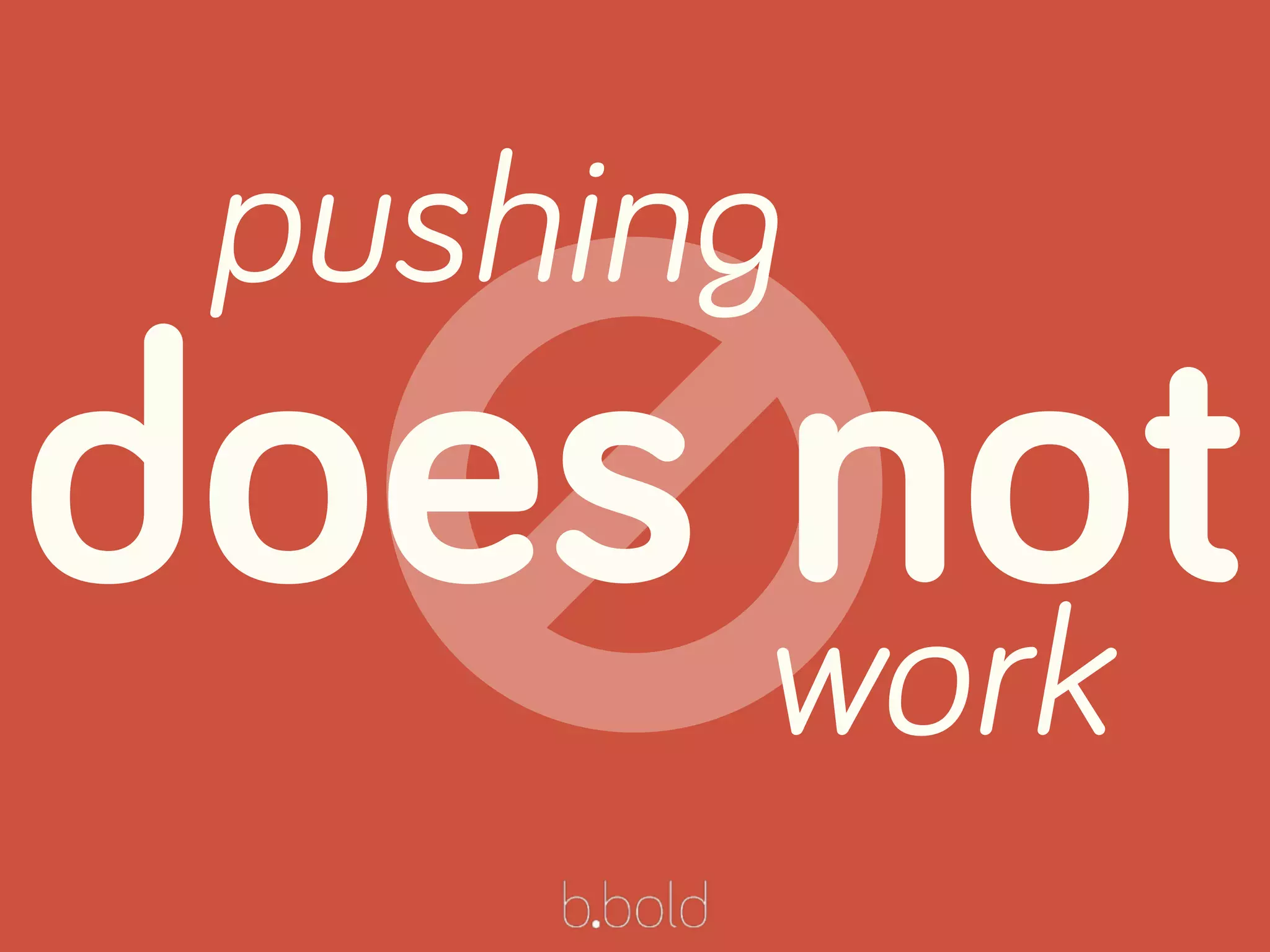 pushing
does notwork🚫
 
