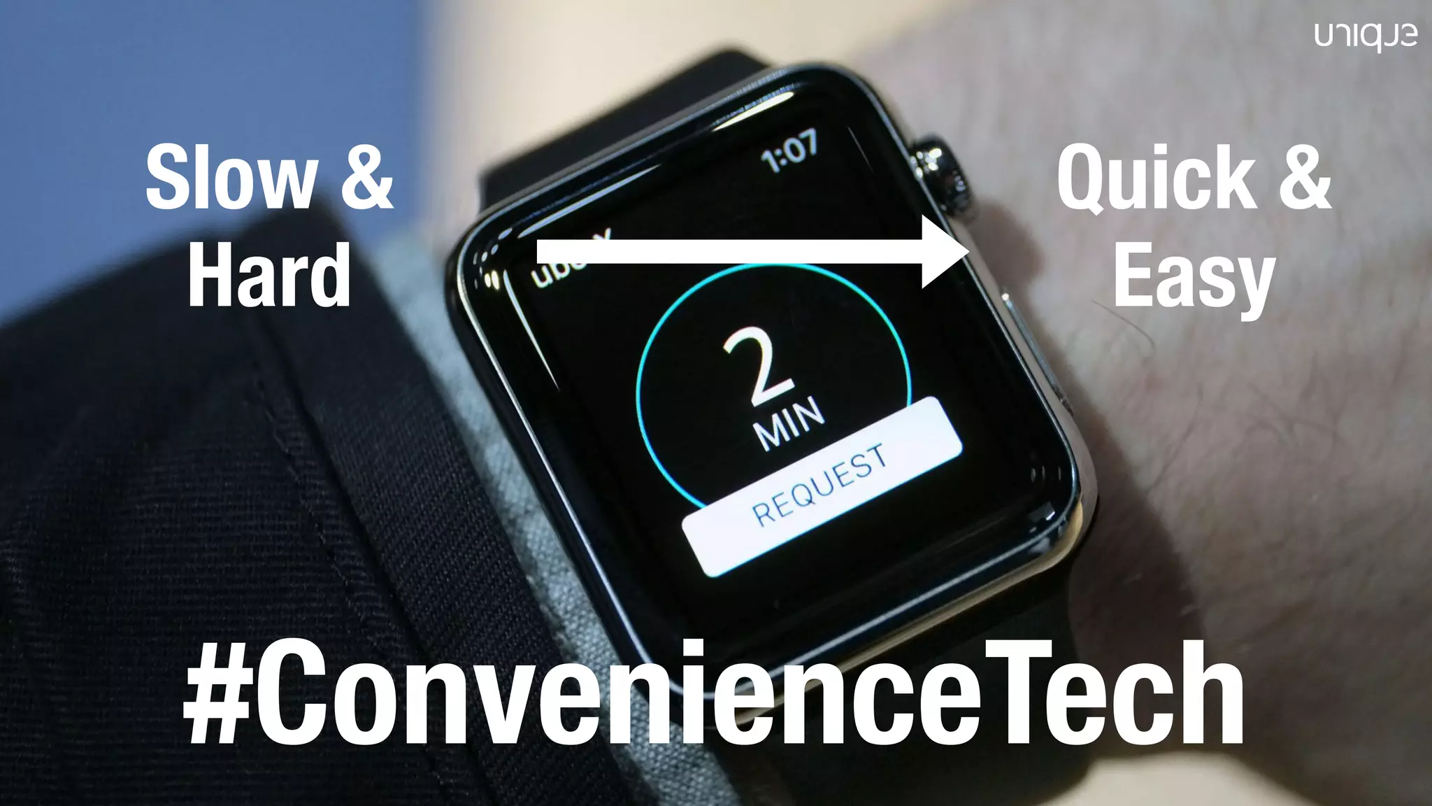 #ConvenienceTech
Slow &
Hard
Quick &
Easy
 