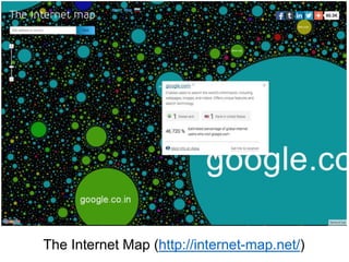 The Internet Map (http://internet-map.net/)
 