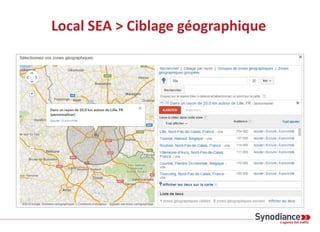 Local SEA > Ciblage géographique
 