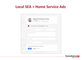 Local SEA > Home Service Ads
 