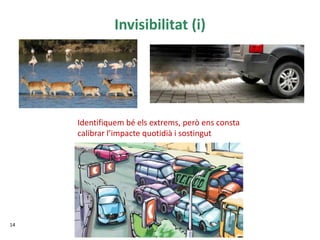 Invisibilitat (i)
14
Identifiquem bé els extrems, però ens consta
calibrar l’impacte quotidià i sostingut
 