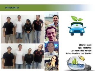INTEGRANTES
Ettore Faveri
Igor Metchko
Luis Fernando Kobori
Paula Mariana dos Santos
 