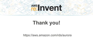 Thank you!
https://aws.amazon.com/rds/aurora
 