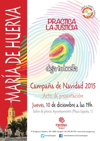 Presentación campaña Navidad 2015 en María de Huerva