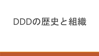 DDDの歴史と組織
 