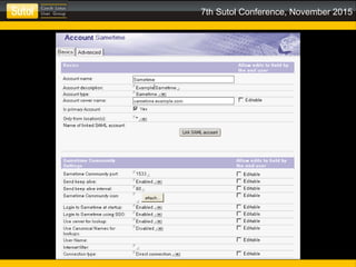 7th Sutol Conference, November 2015
 