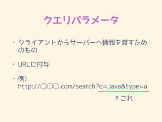 ѥ`
? 饤Ȥ饵`Щ`ɤ
Τ
? URL˸
? )?
http://???.com/search?q=Java&type=a

 