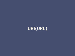 URI(URL)
 
