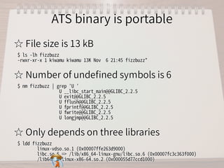 ATS language overview' | PPT