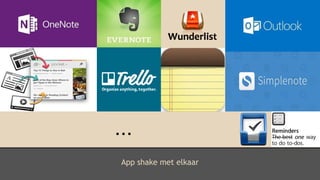 App shake met elkaar
...
 