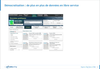 © 25
Démocratisation : de plus en plus de données en libre service
 