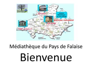 Médiathèque du Pays de Falaise
Bienvenue
 