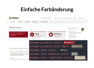 Einfache FarbänderungEinfache Farbänderung
 