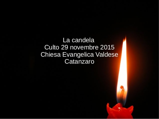 Culto Prima Domenica Dell Avvento