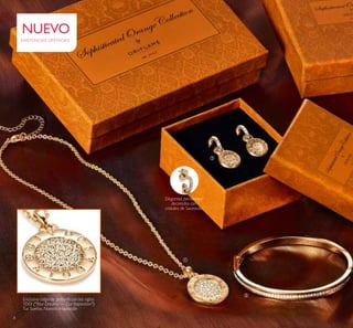 8
NUEVO
EXISTENCIAS LIMITADAS
Elegantes pendientes
decorados con
cristales de Swarovski.
Exclusivo colgante grabado con las siglas
YDOI ("Your Dreams — Our Inspiration"):
Tus Sueños, Nuestra Inspiración



 